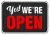 We are open again